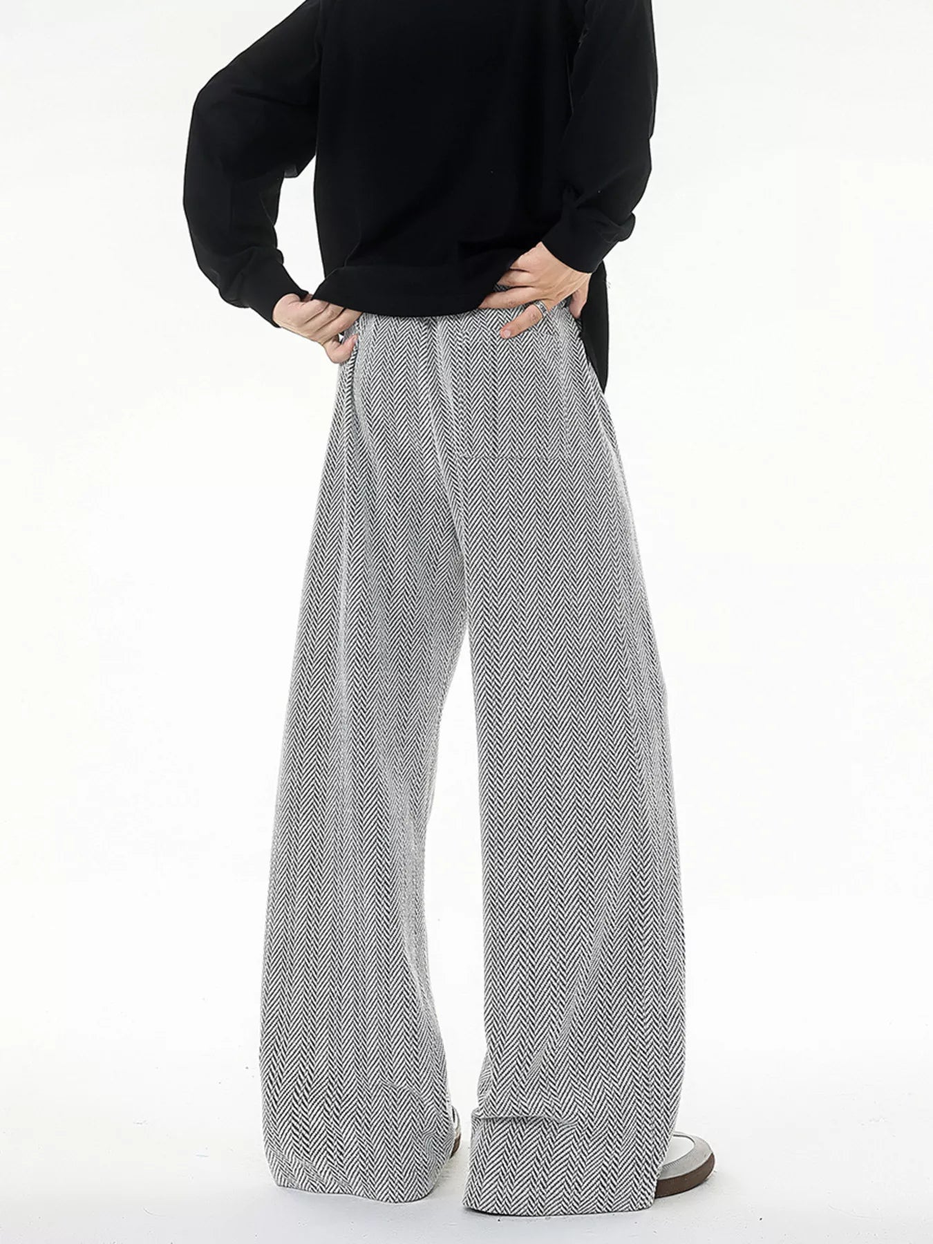 Men's Plus Size Relaxed Fit Textured Knit Pants