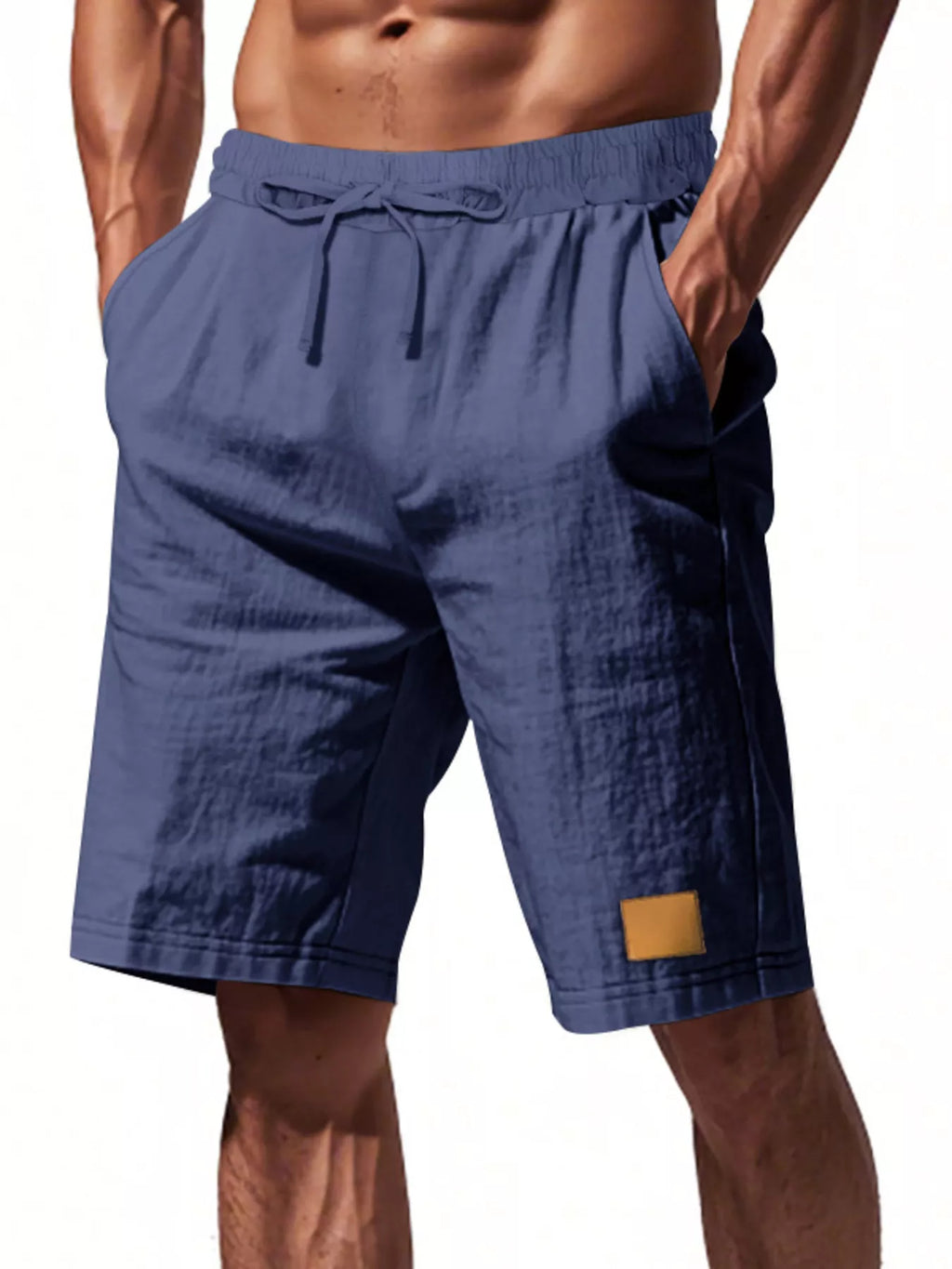 Men's Full Size Casual Drawstring Shorts Plus Size