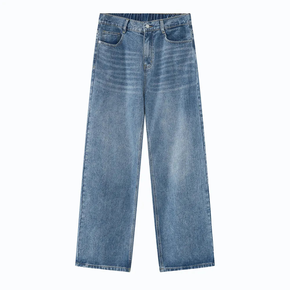 Wide Leg Jeans with Pockets