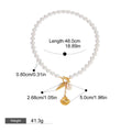18K gold shell with conch design exquisite high-end necklace