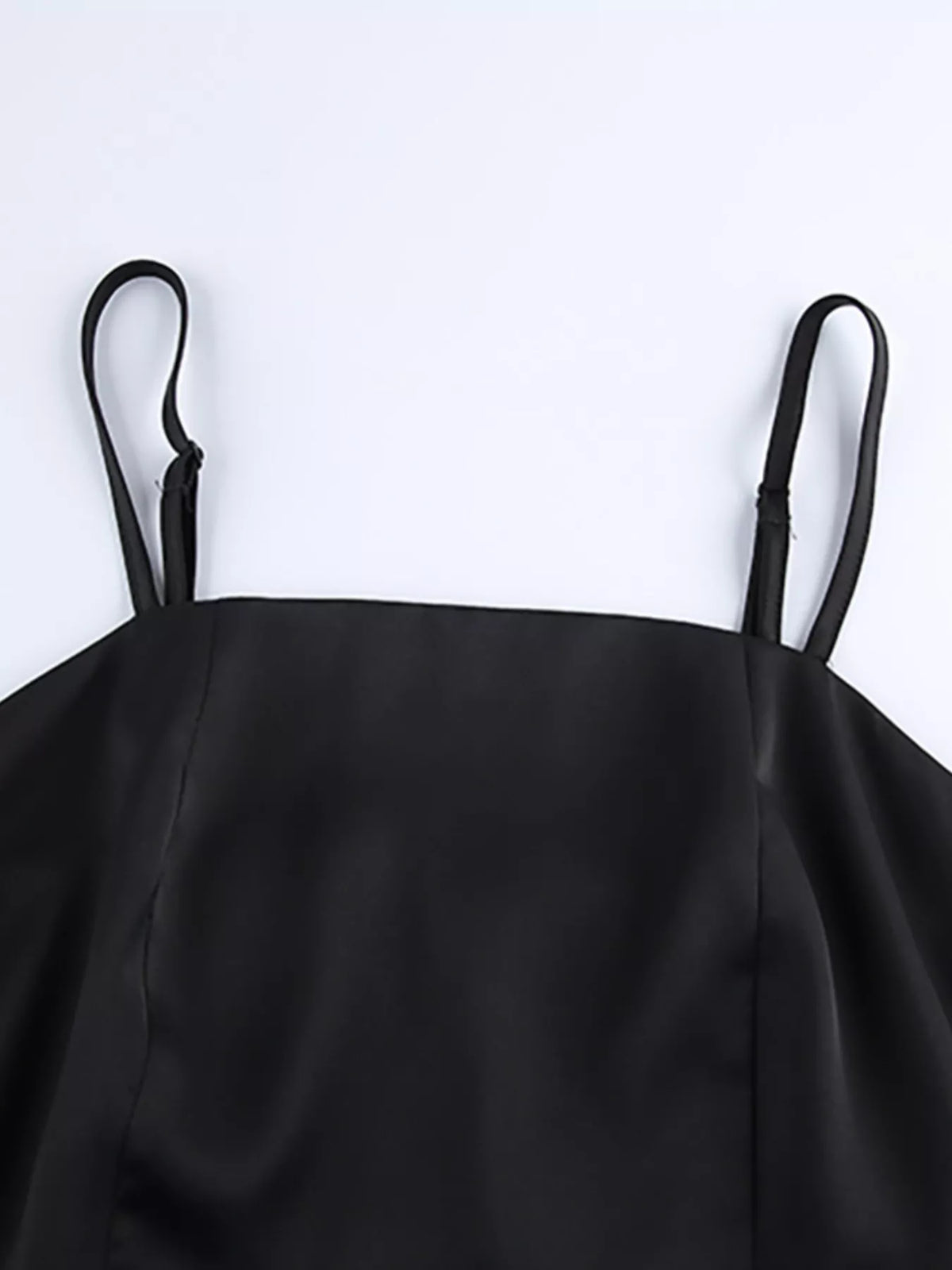 Satin Mini Dress with Lace Detachable Cape