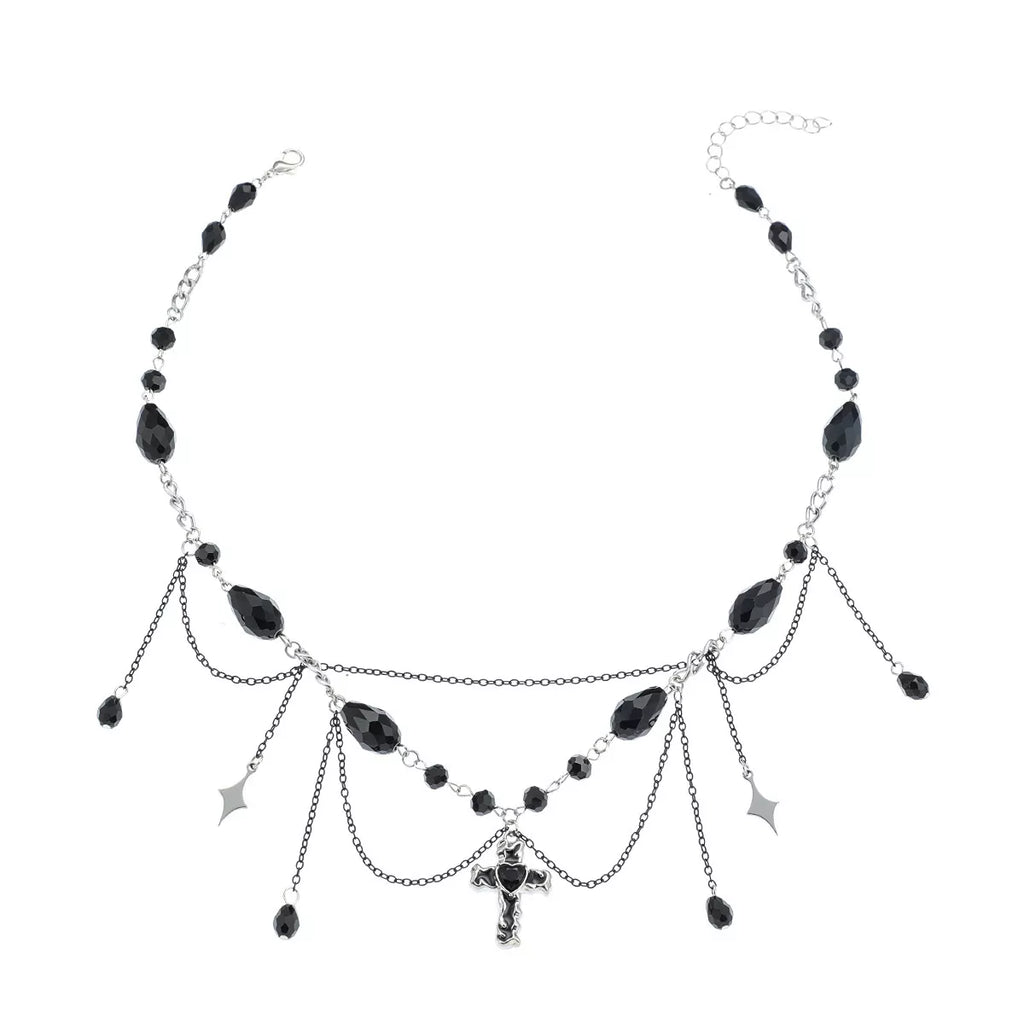Gothic Cross Pendant Necklace