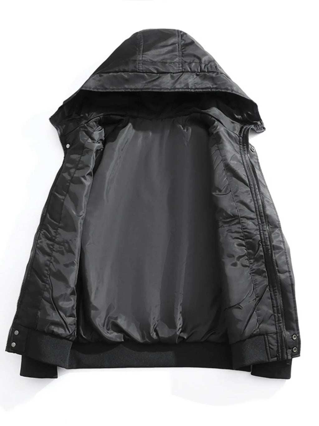 Men's Zip Up Hooded Windproof Jacket