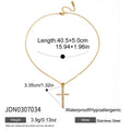 Zircon Cross Necklace Collection