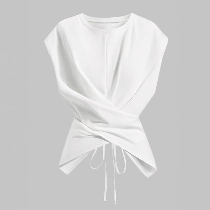 Slimming Versatile Short-sleeve T-shirt New Summer Style