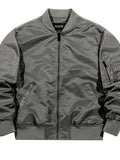 Men's Full Size Zip Up Long Sleeve Jacket Plus Size