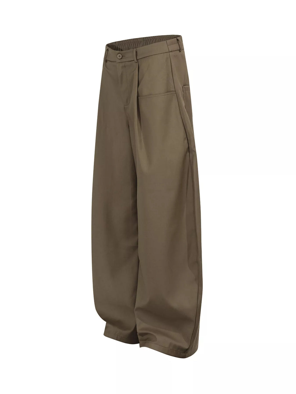 Men's Wide Leg Pants with Pleated Front