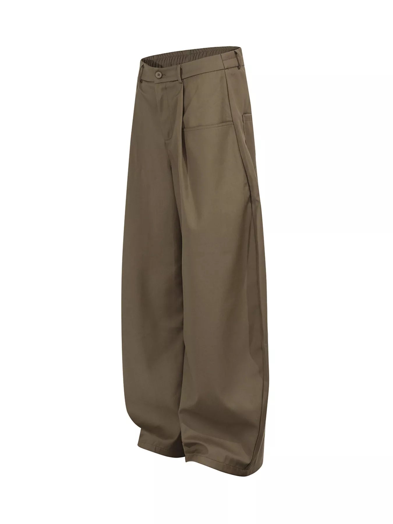 Men's Wide Leg Pants with Pleated Front
