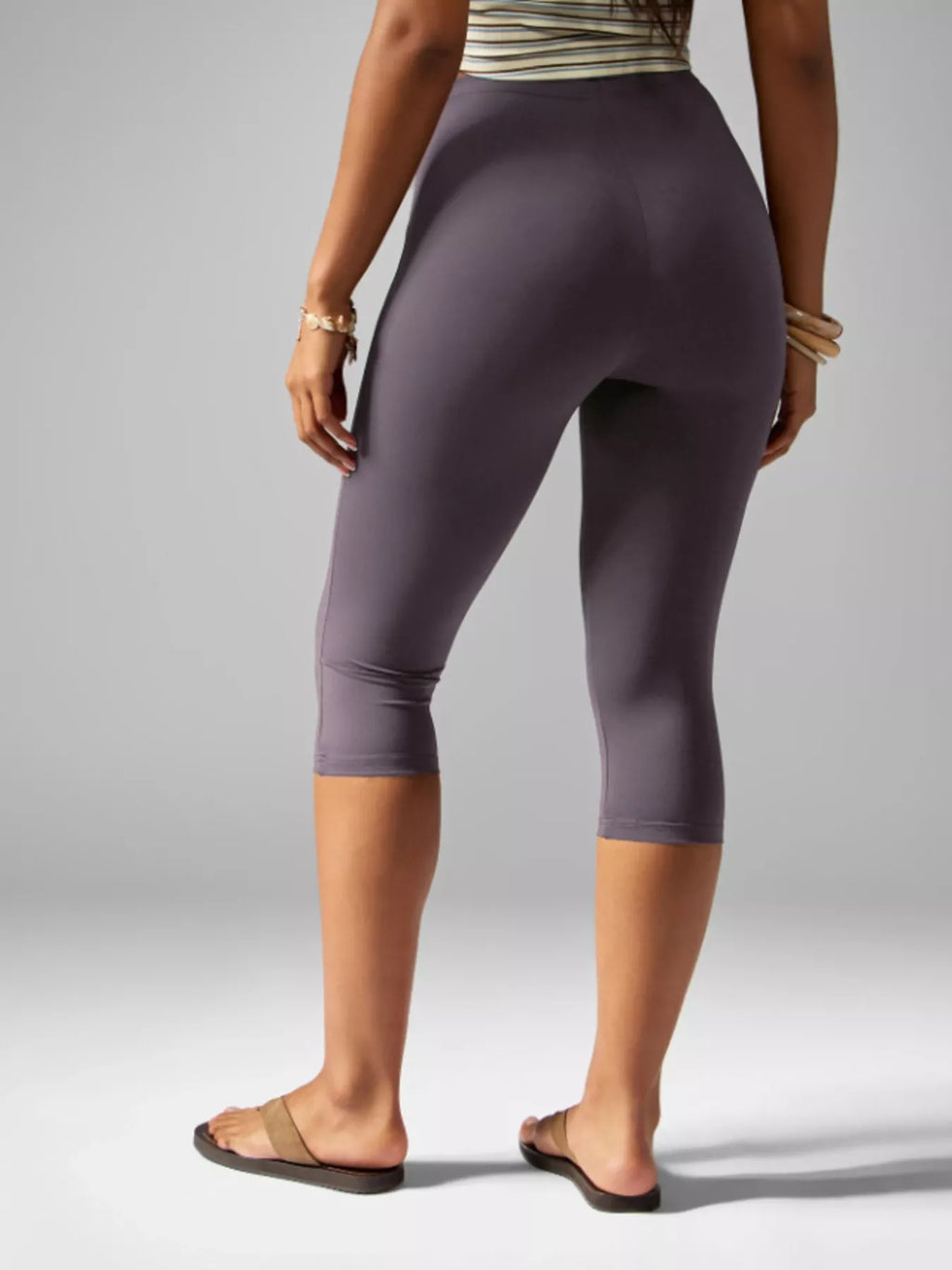 High-Waisted Active Capri Leggings