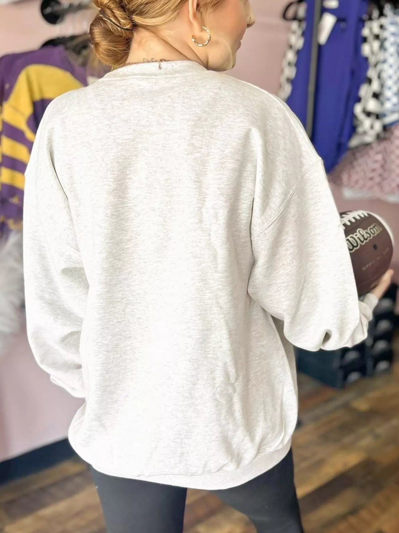 Solid Color Zip Front Jacket Style Sweatshirt