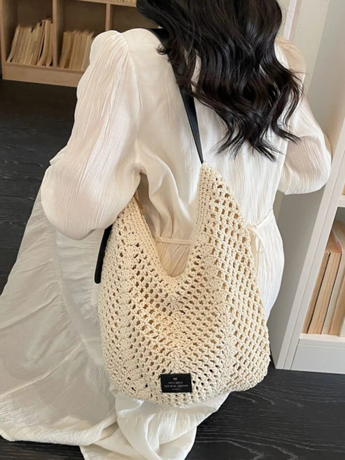 Boho Crochet Shoulder Bag