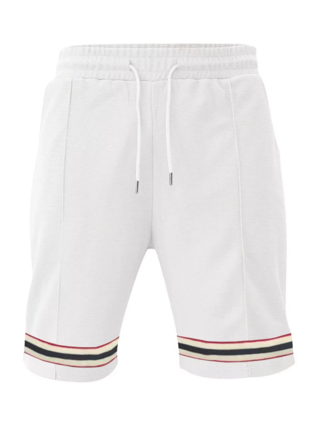 Men's Full Size Textured Knit Drawstring Shorts Plus Size