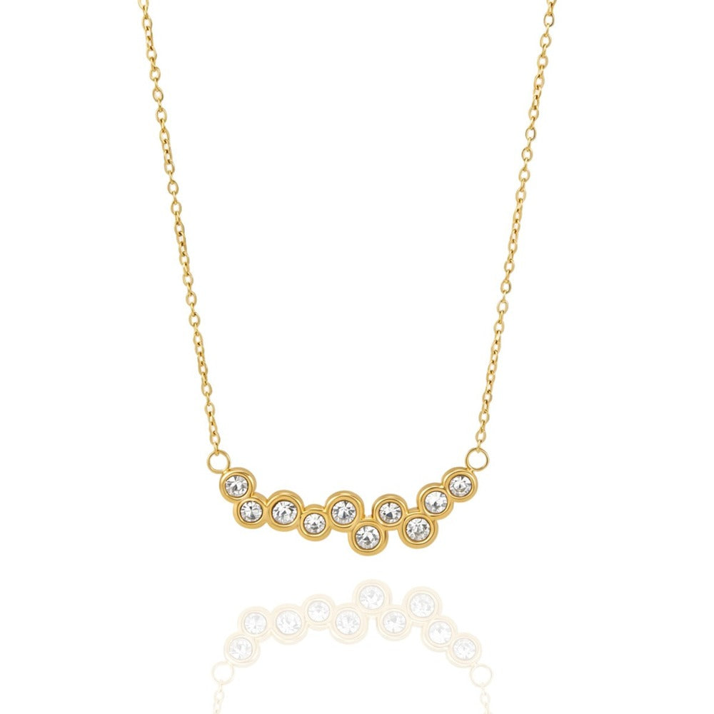Zircon Bar Necklace