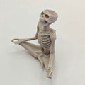 1PC 3D Printed Yoga Skeleton Air Plant Holder, Skull Planter Figurine, Gothic Desk Home Decor