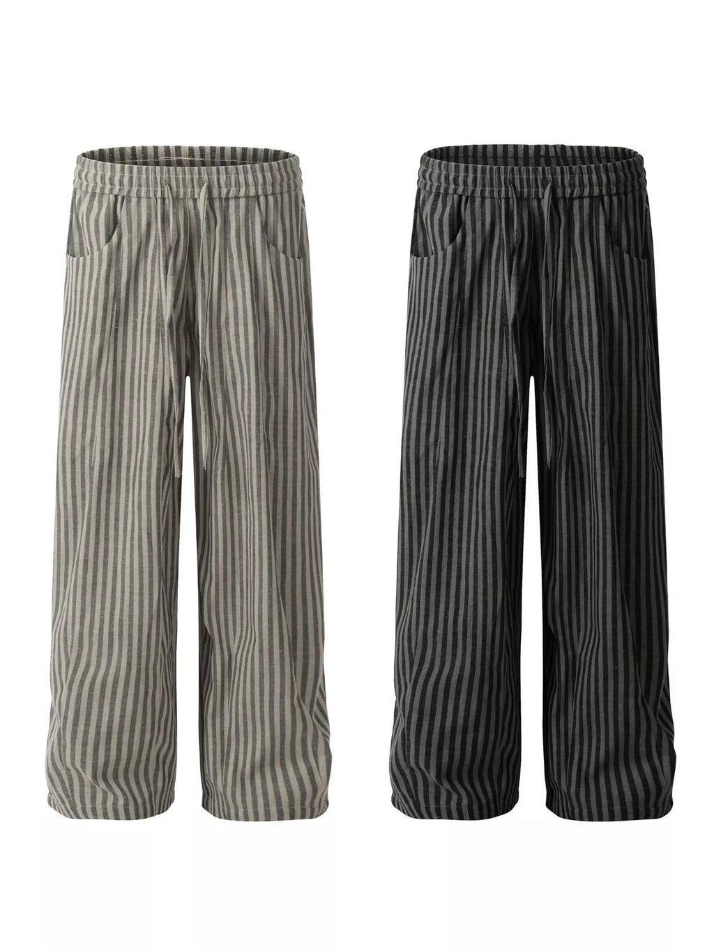 Men's Striped Casual Drawstring Pants