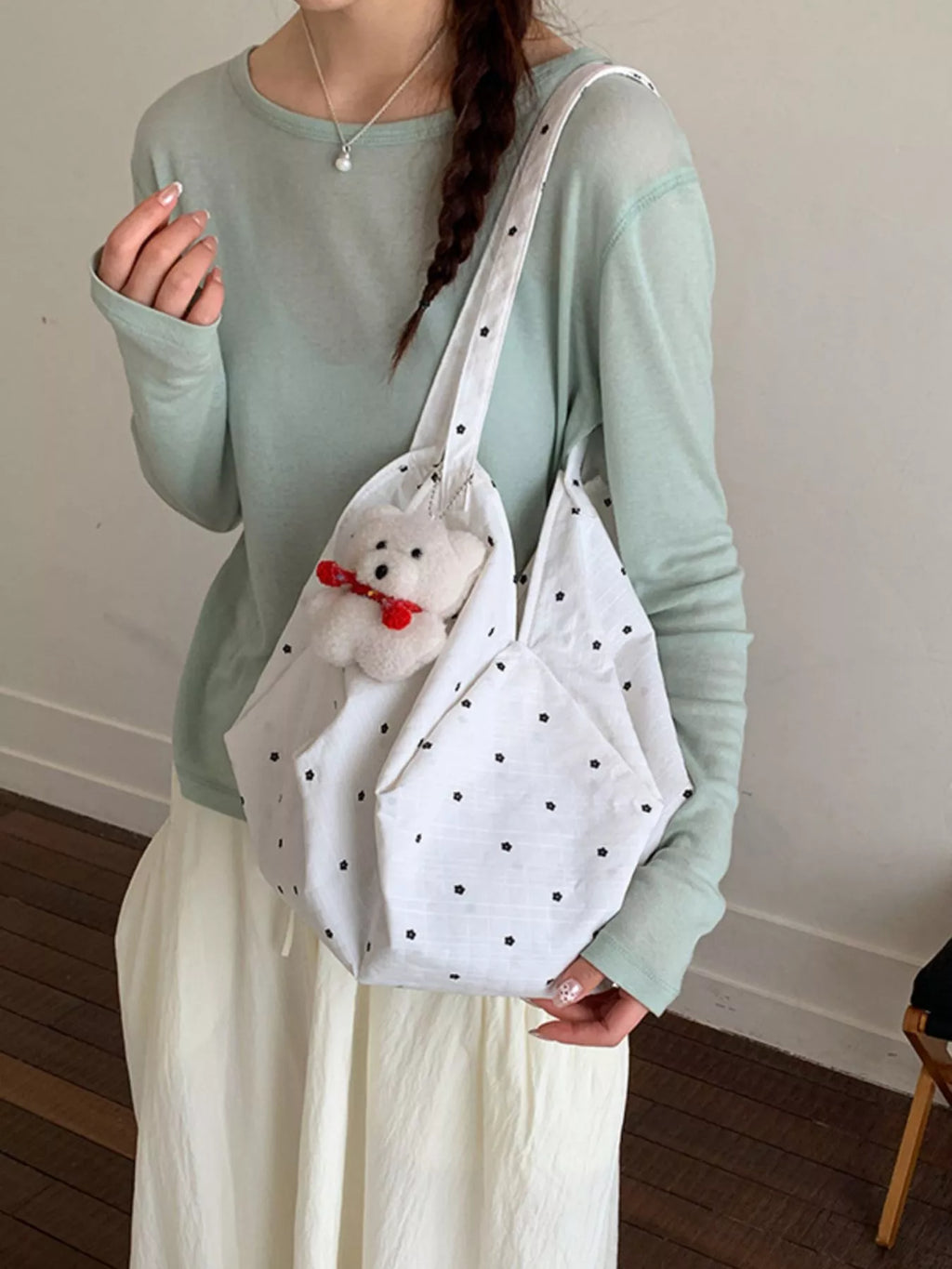 Polka Dot Shoulder Bag