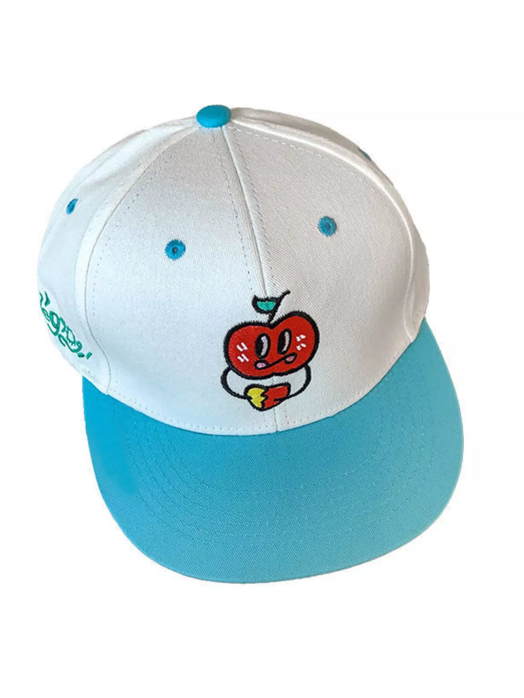 Cartoon Apple Embroidered Baseball Cap