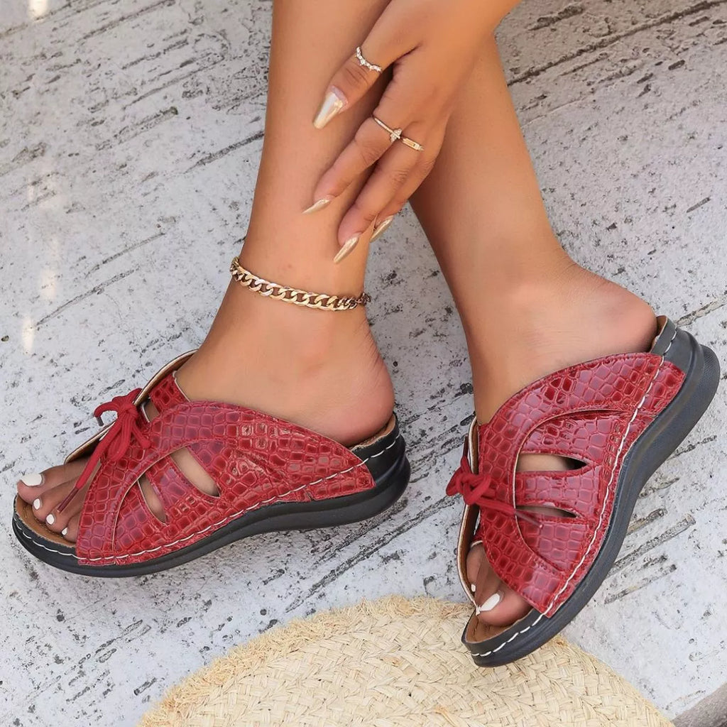 Open Toe Flats Sandals