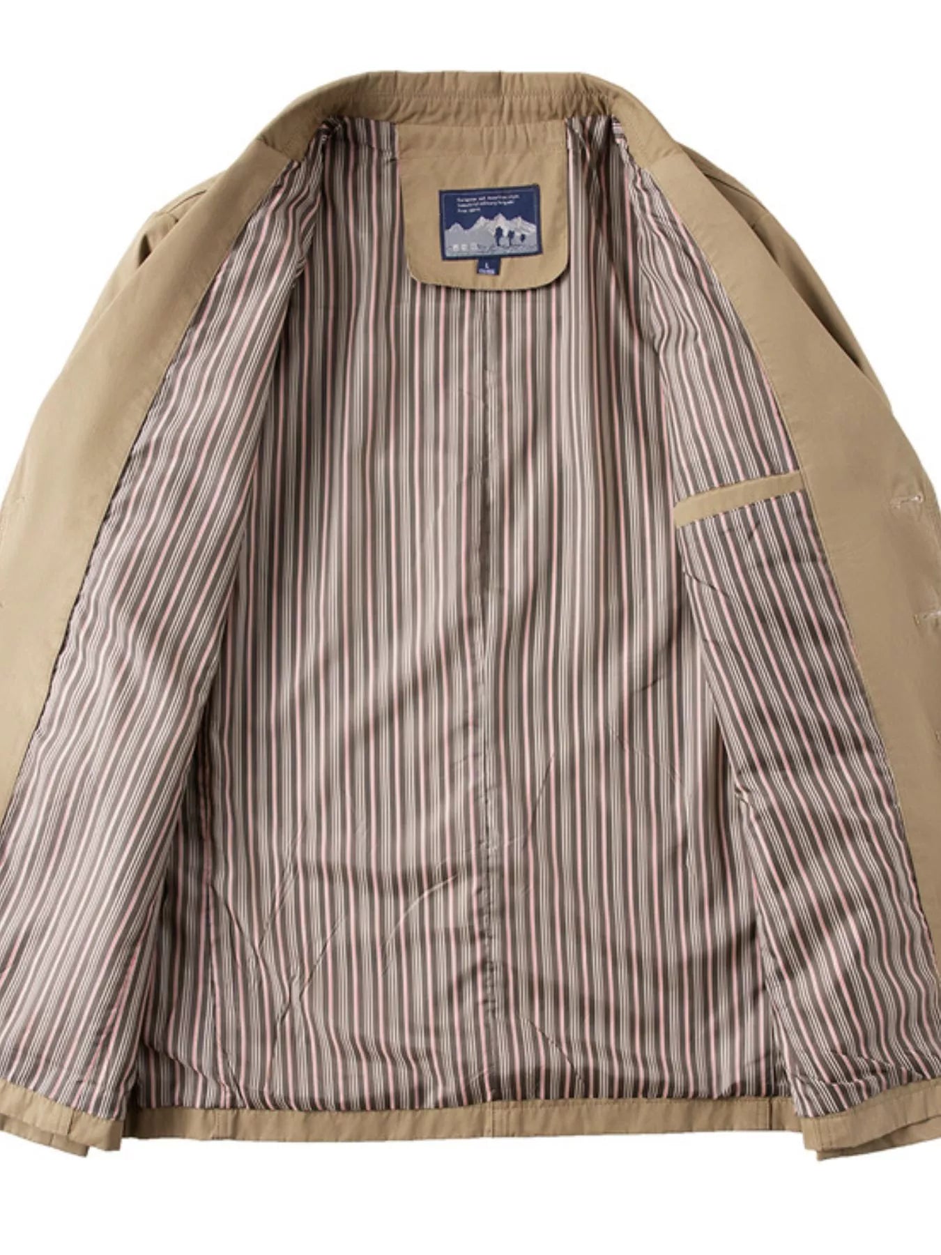 Men's Plus Size Lapel Collar Long Sleeve Blazer