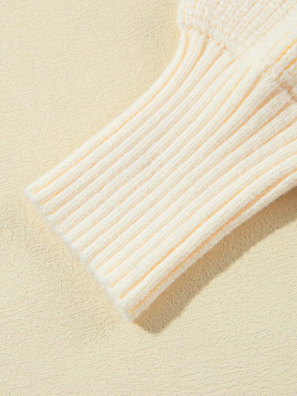 Solid Color Knit Lapel Collar Single Button Sweater Cardigan