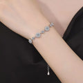 4 Carat 925 Sterling Silver Moissanite Bracelet