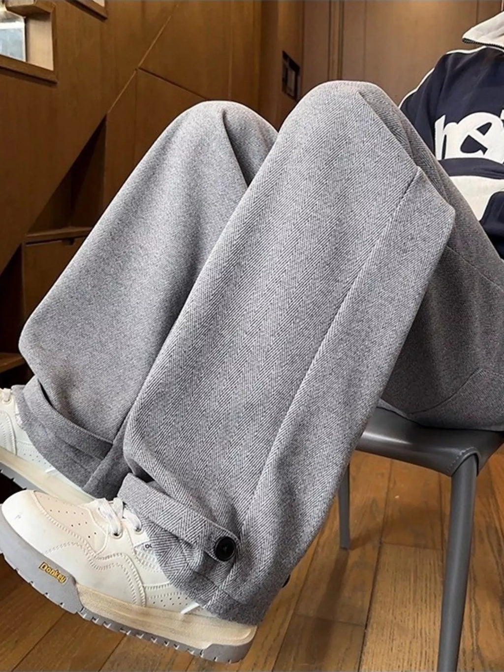 Men's Plus Size Drawstring Relaxed Fit Pants