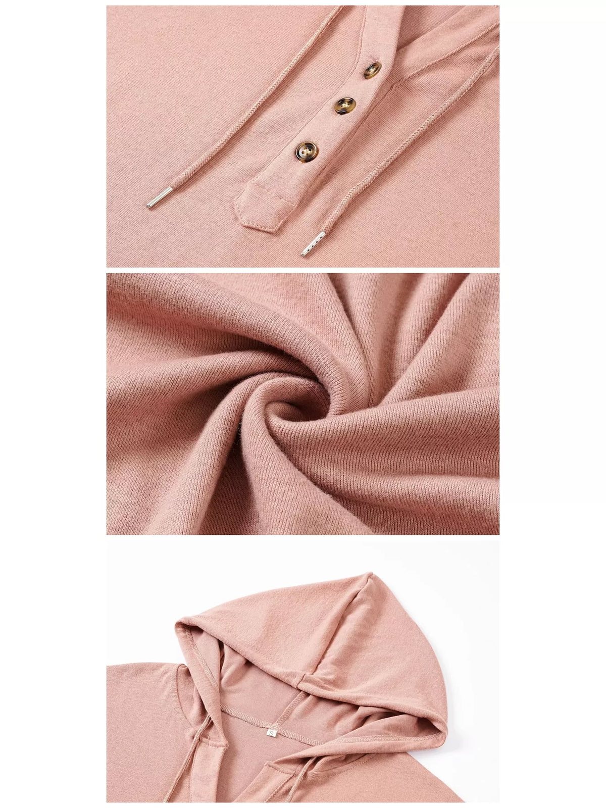 Drawstring Dropped Shoulder Hoodie