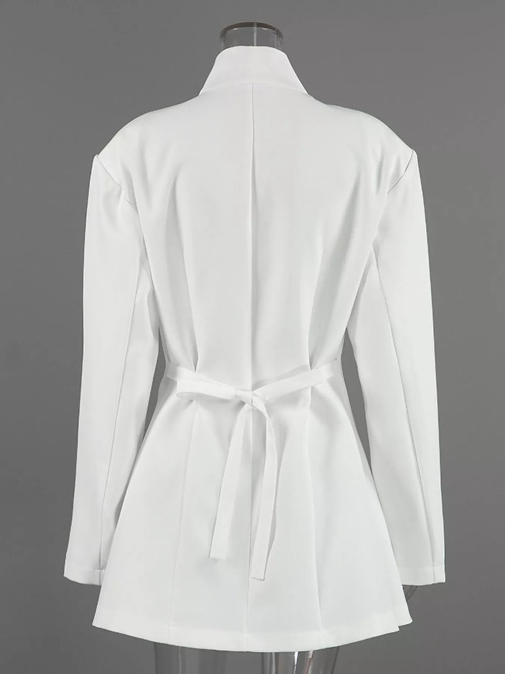 One Button Long Sleeve Blazer
