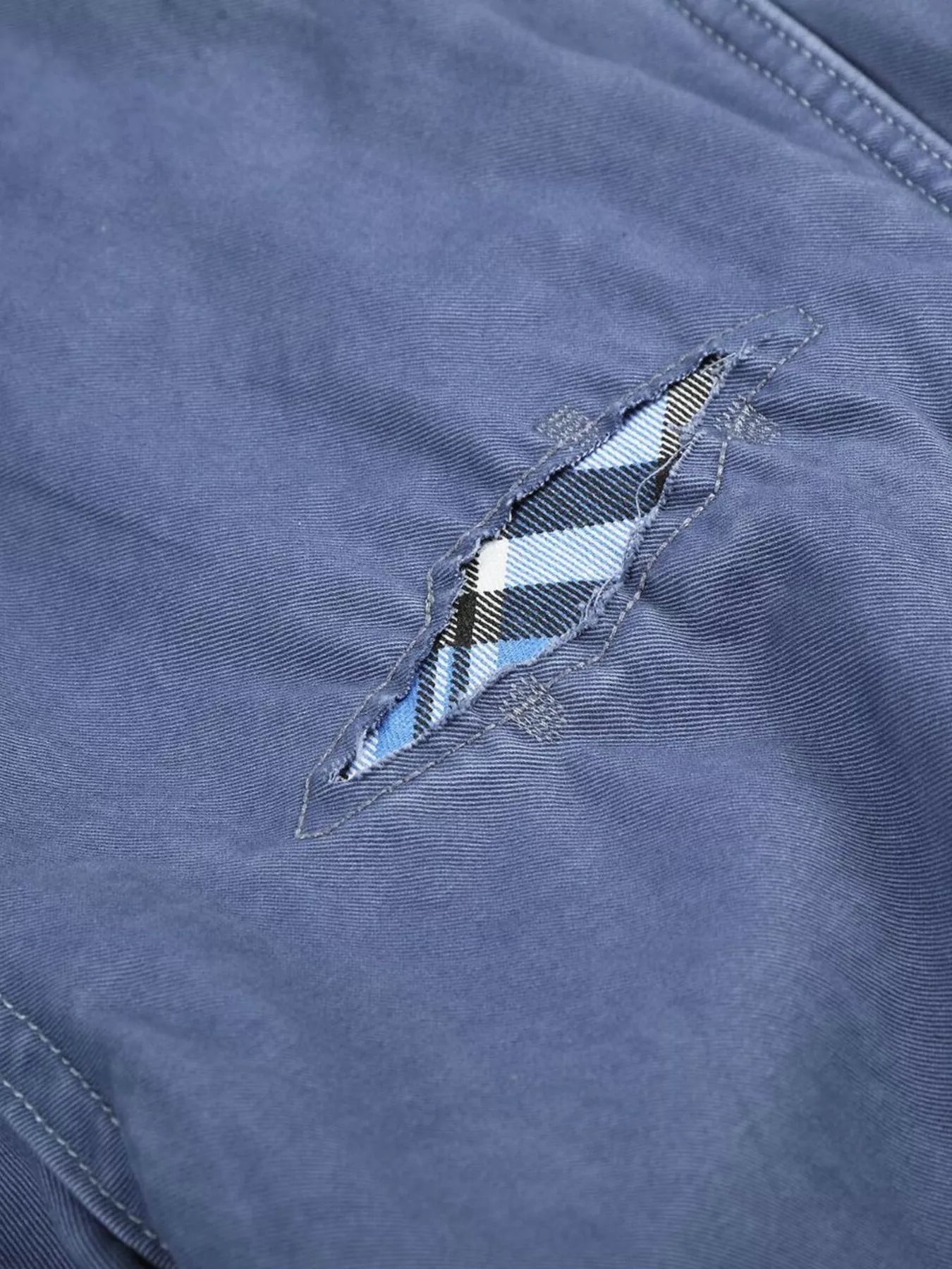 Men's Distressed Cargo Capris