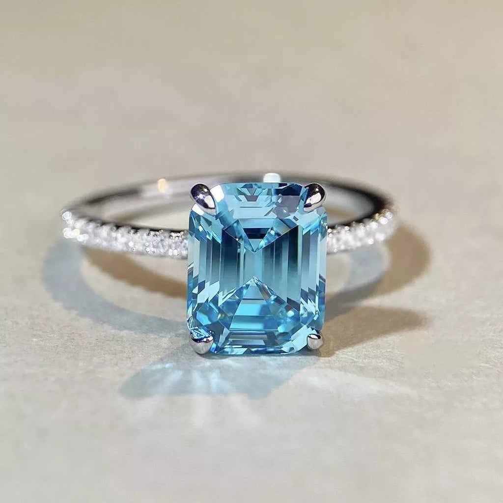 925 Sterling Silver Rectangle Ring