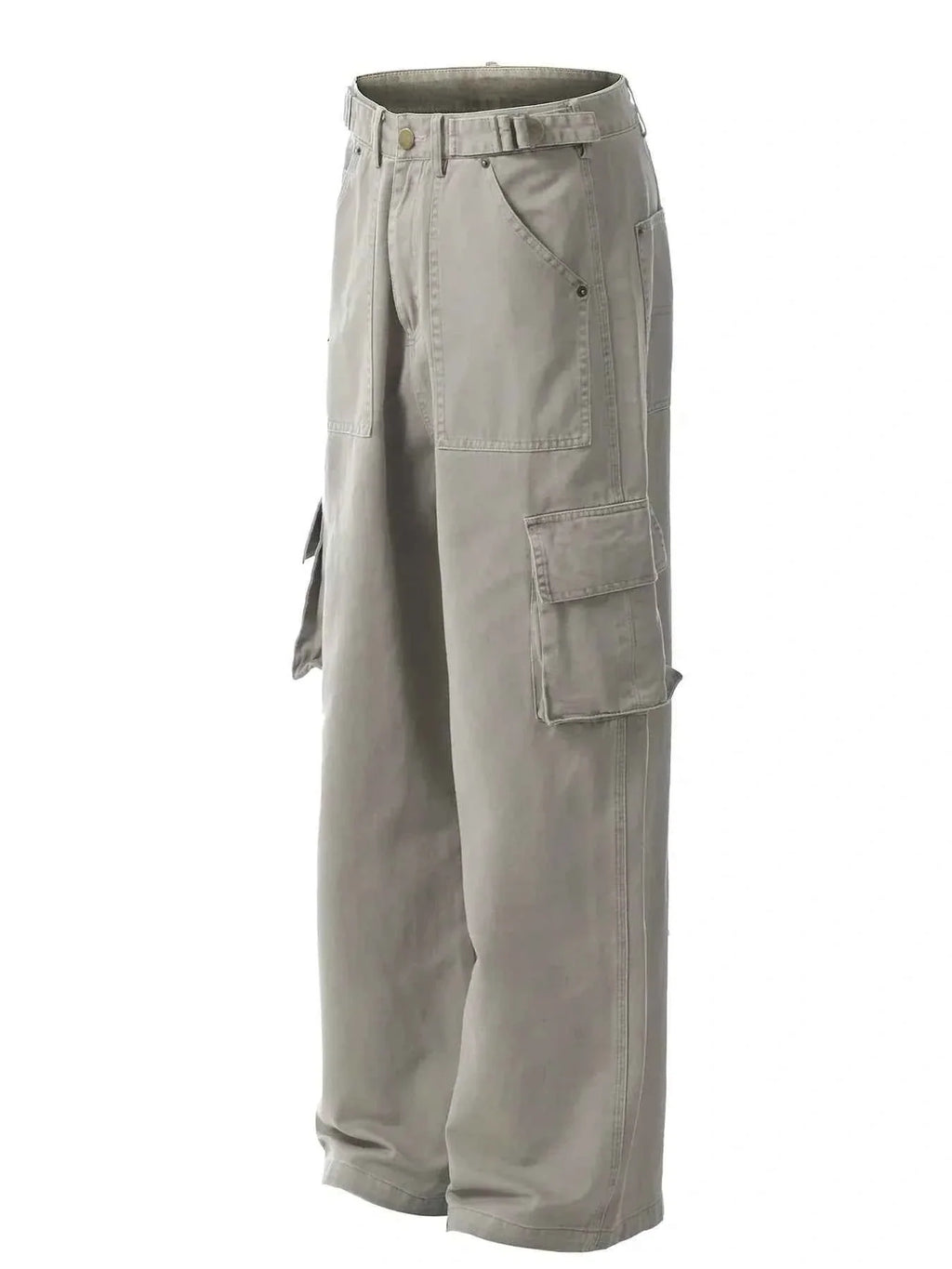 Men's Straight Leg Cargo Pants with Multiple Pockets
