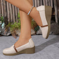 Comfortable Slip-Ons with Wedge Heel