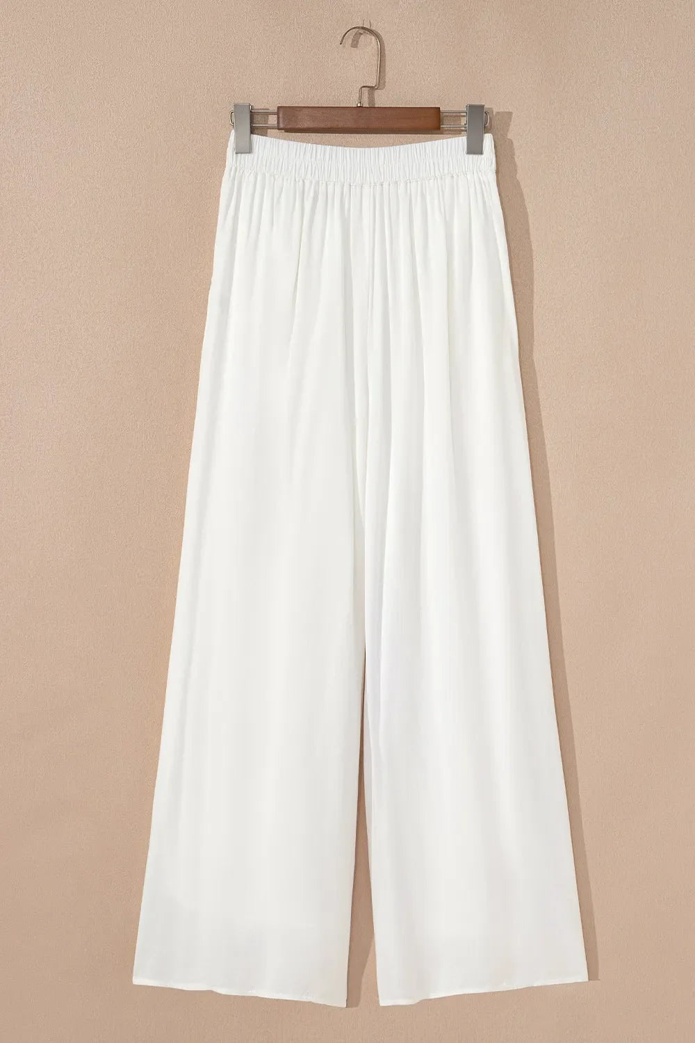 Flowy Wide Leg Pants with Drawstring Waist