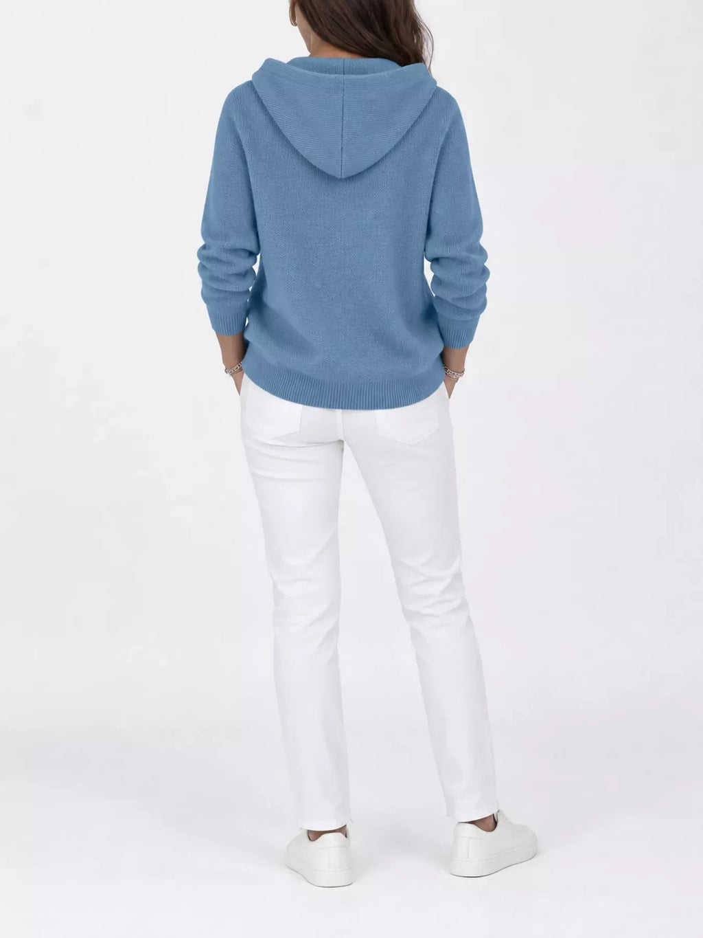 Full Size Hooded Button-Down Knit Cardigan Plus Size