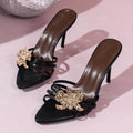 Peep Toe High Heel Sandals