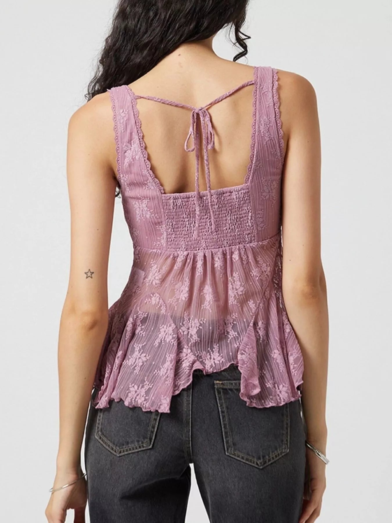 Lace V-Neck Tank