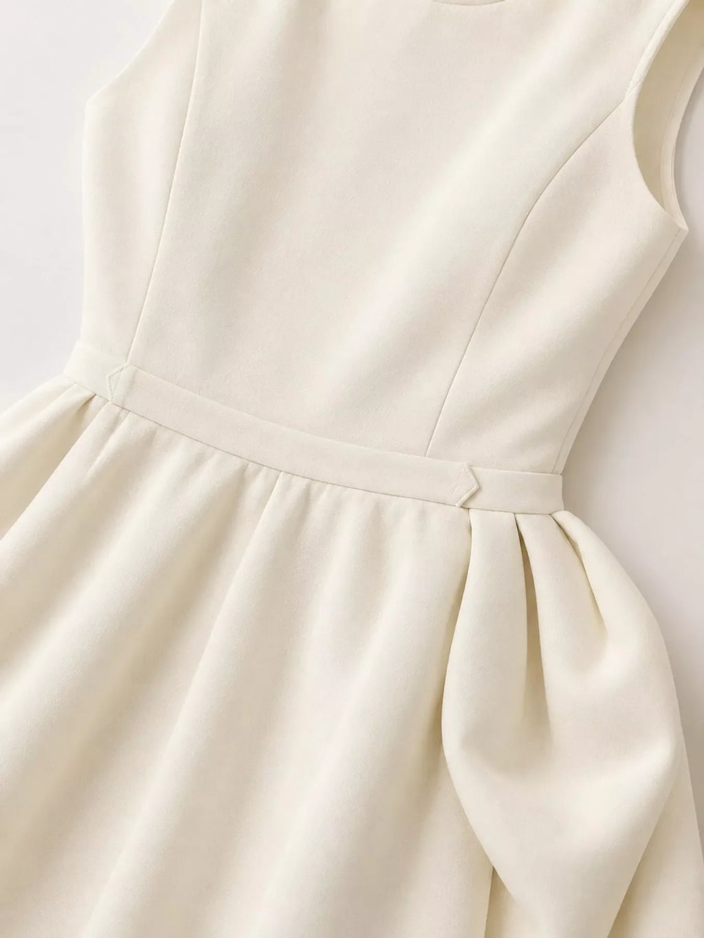Sleeveless A-Line Midi Dress
