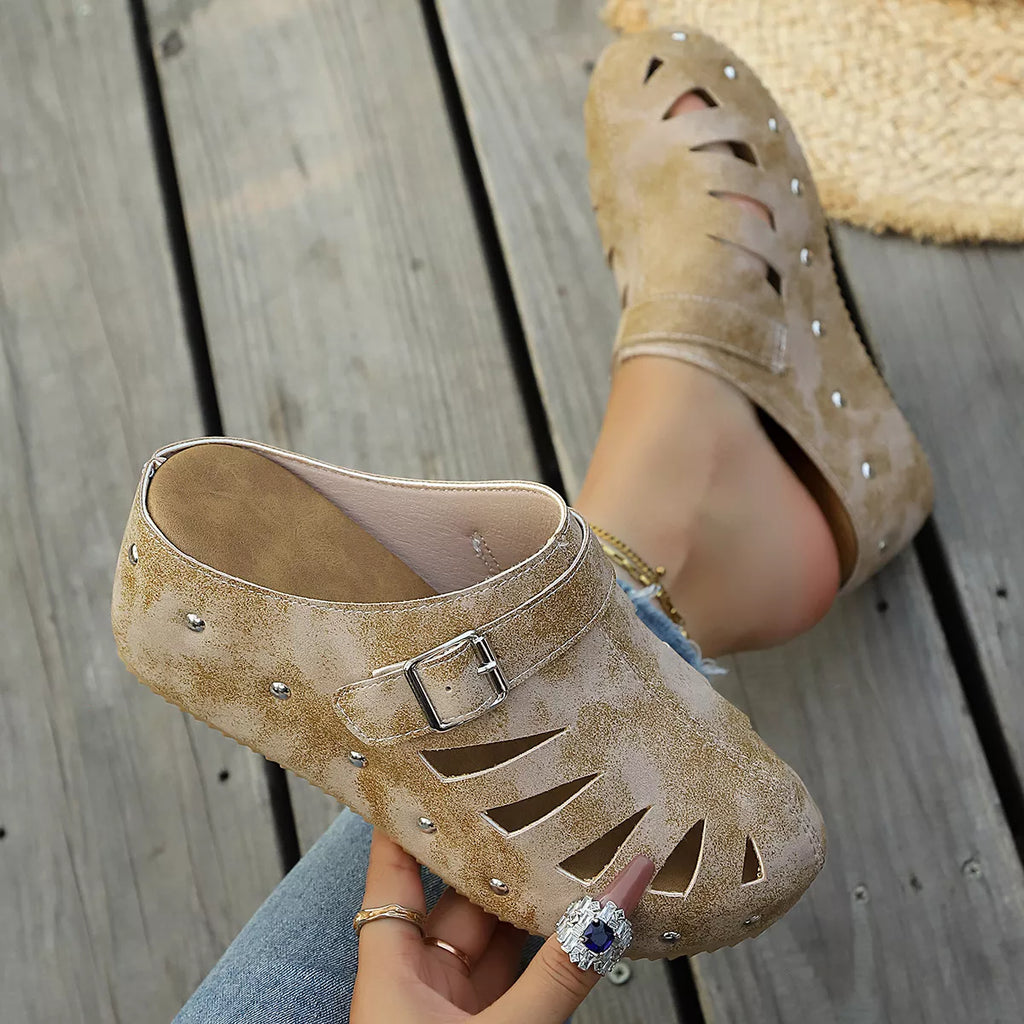 Round Toe Platform Sandals