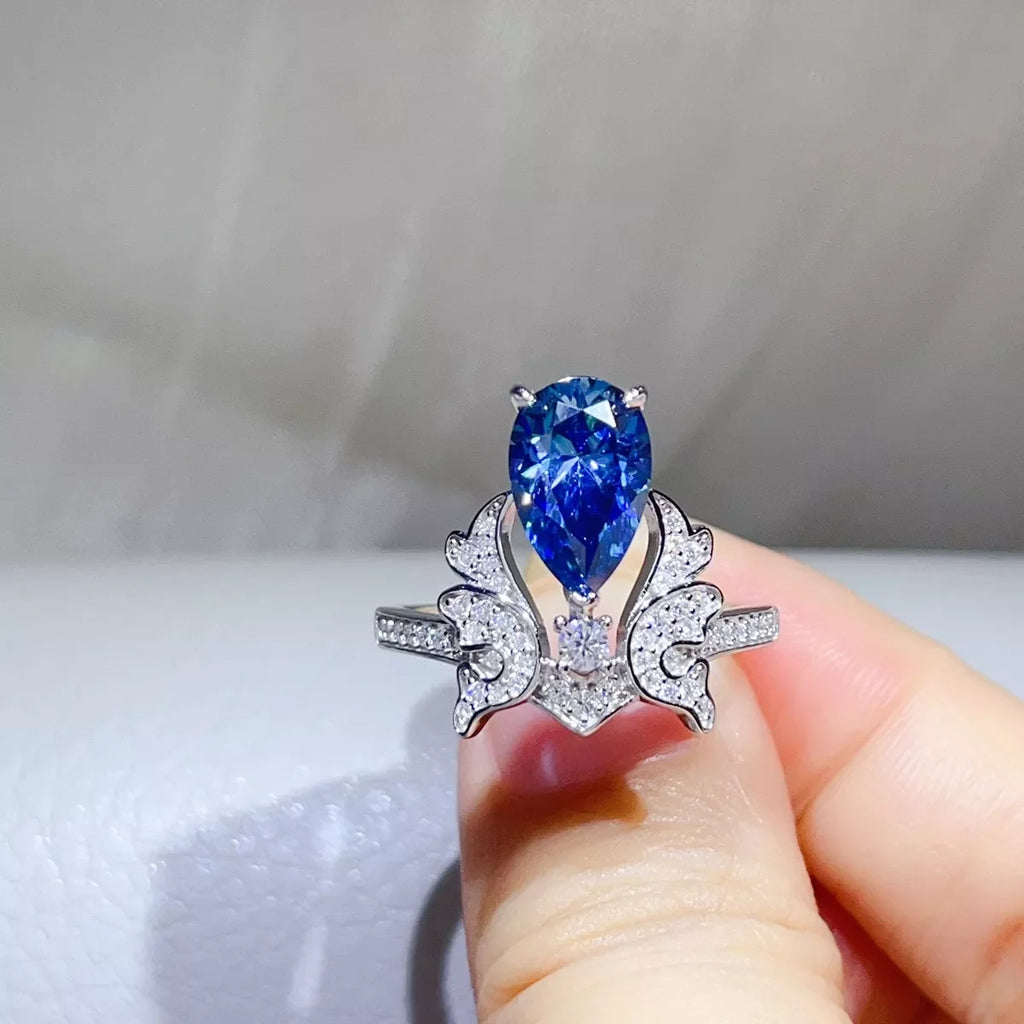 3 Carat 925 Sterling Silver Moissanite Ring