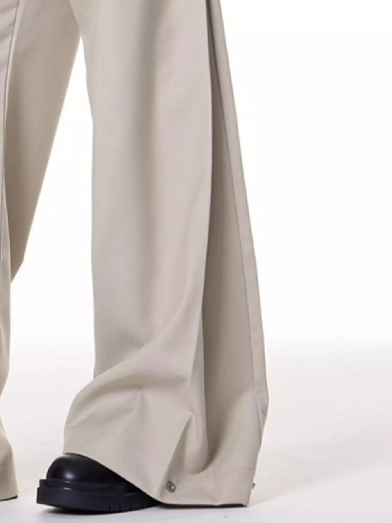 Men's Plus Size Wide-Leg Casual Pants