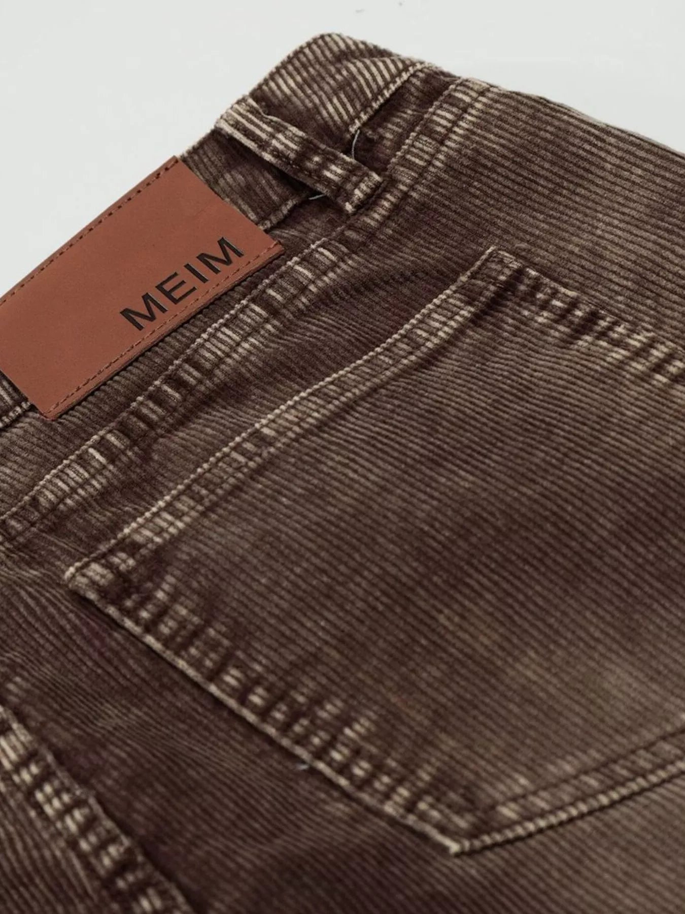 Men's Wide Leg Corduroy Pants
