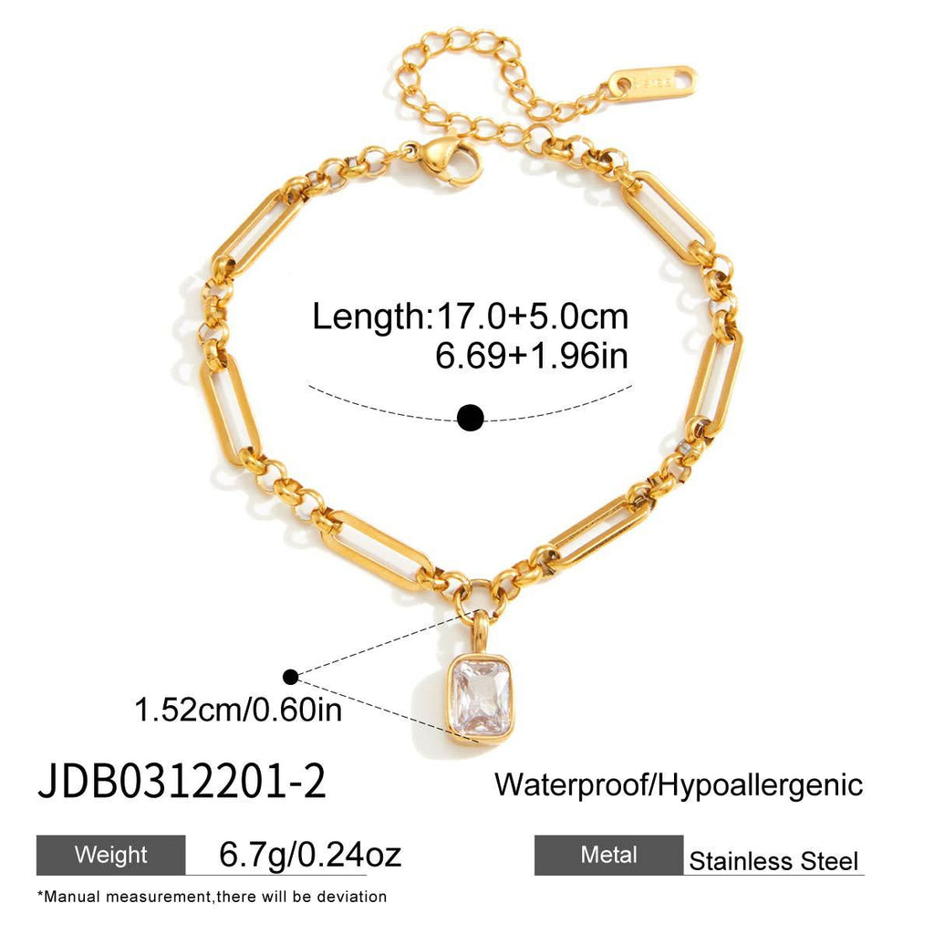 Zircon Station Bracelet Collection