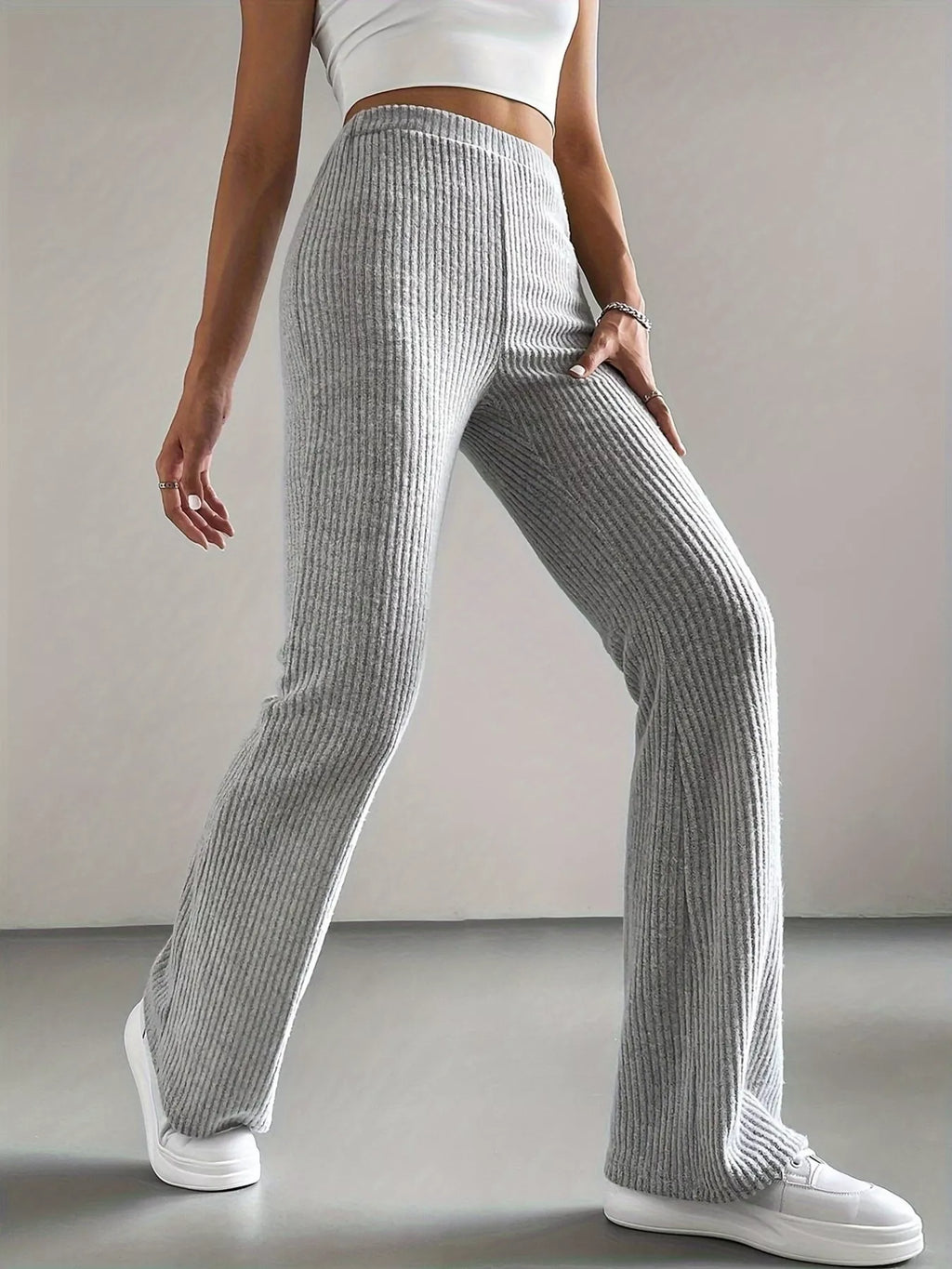 High Waist Flare Pants