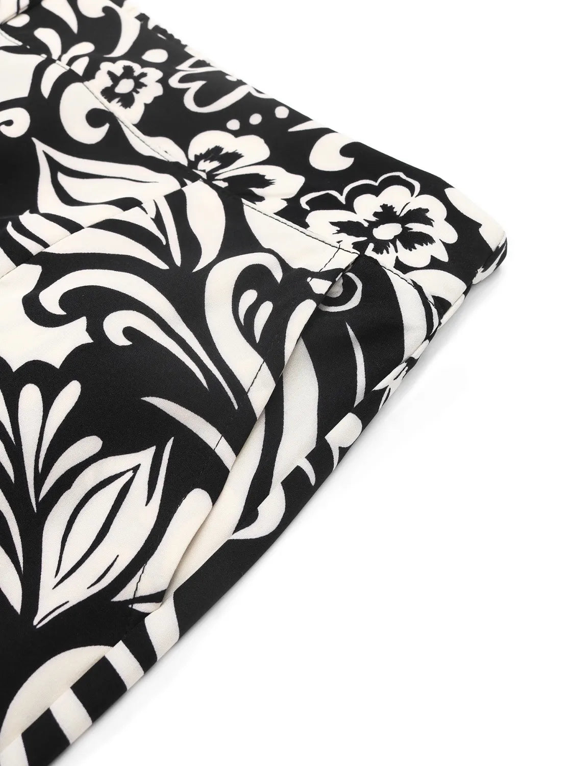 Printed Wide Leg Pants