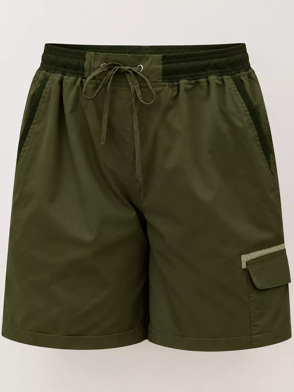 Full Size Drawstring Cargo Shorts Plus Size
