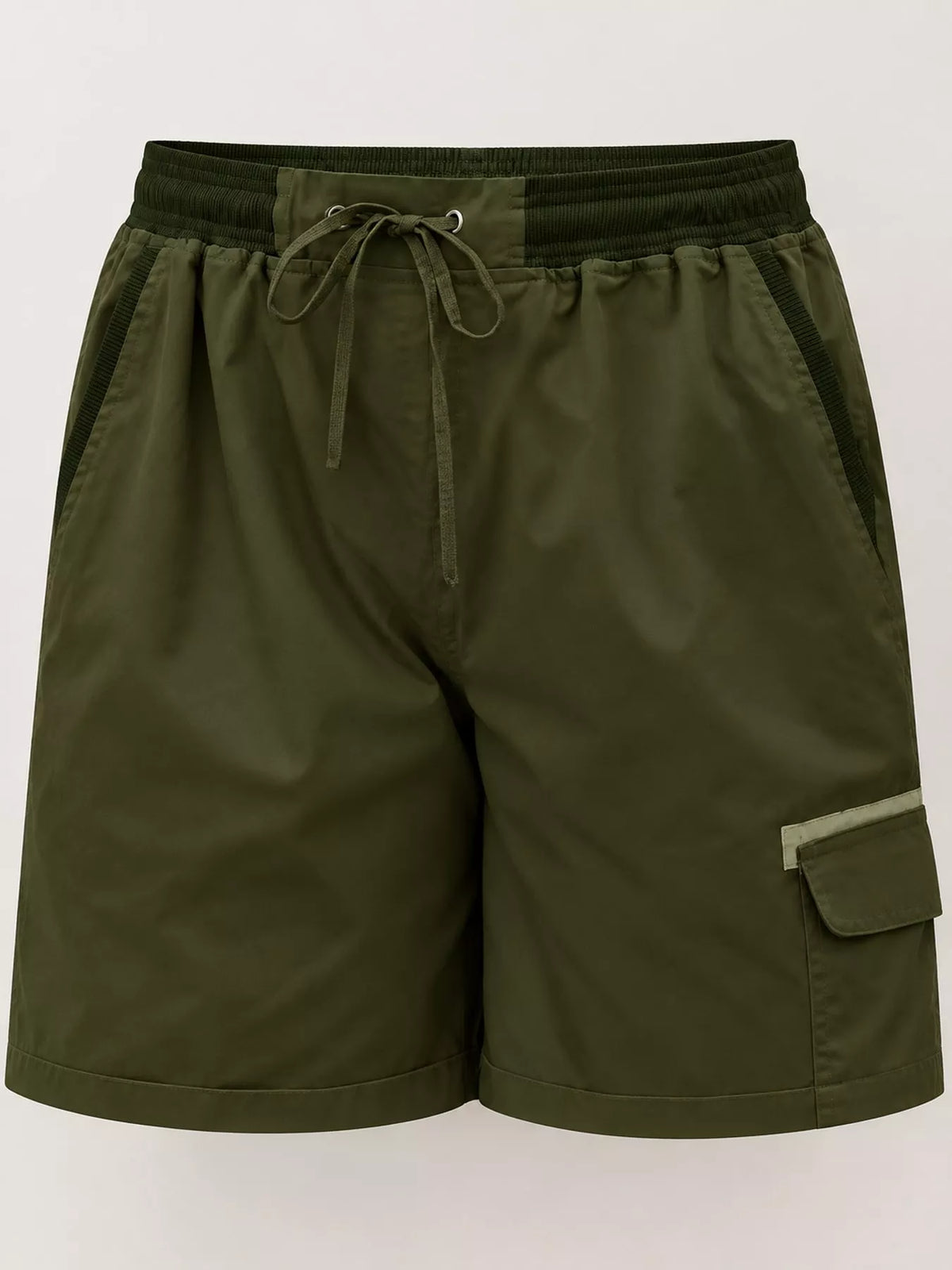 Full Size Drawstring Cargo Shorts Plus Size