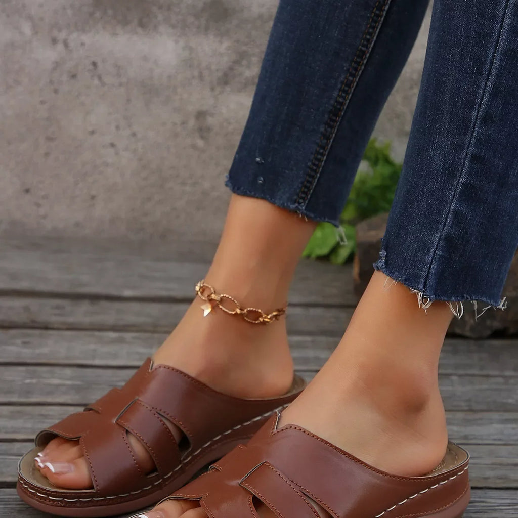 Open Toe Wedge Sandals