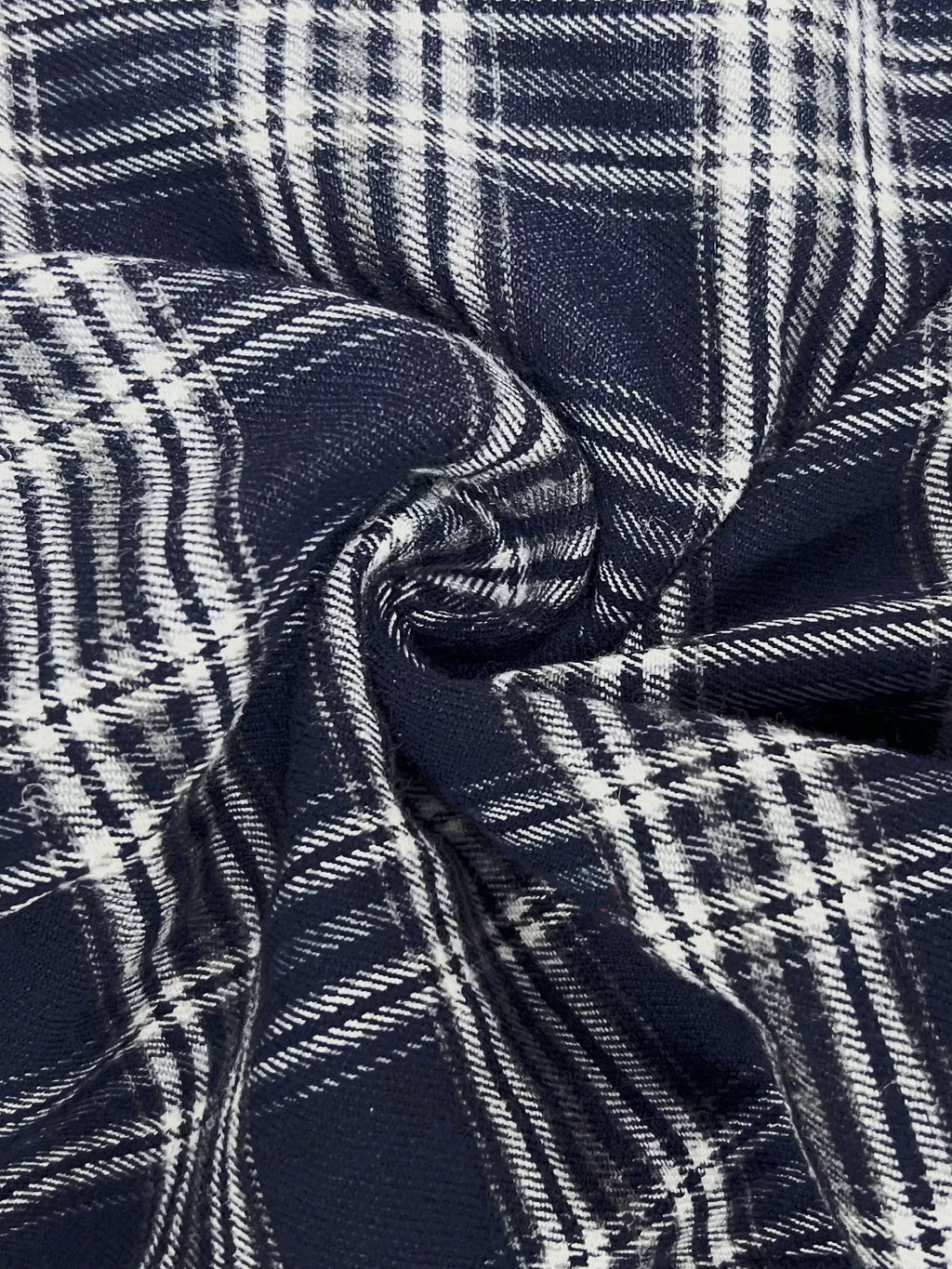 Plaid Drawstring Wide Leg Pants