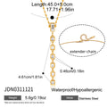 Zircon Y Chain Necklace Collection