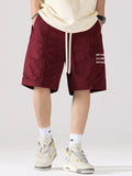 Men's Full Size Casual Cargo Shorts with Drawstring Plus Size